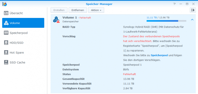 Synology shr добавить диск